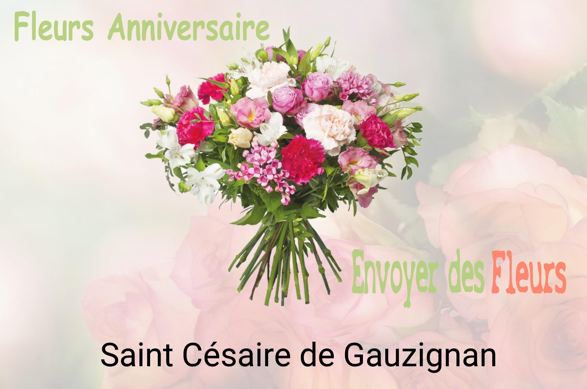 Bouquet de fleurs d’anniversaire livré à Saint-Césaire-de-Gauzignan