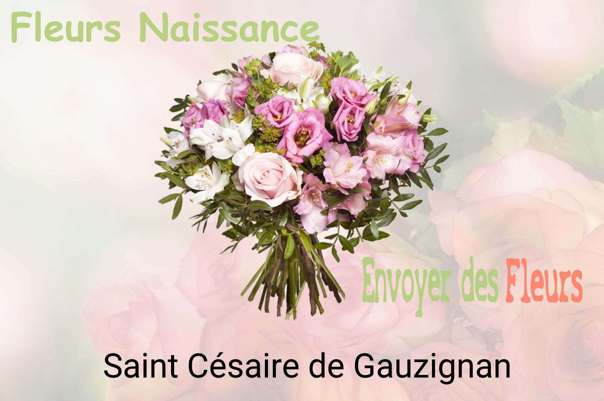 Bouquet de fleurs de naissance livré à Saint-Césaire-de-Gauzignan